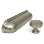 Calgary Brushed Satin Nickel Cup Handle - 128mm Centres