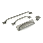 George Pewter Finish Bar Handle - 224mm Centres