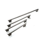 Mayfair Pewter Finish Bar Handle - 128mm Centres 