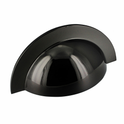 Monmouth Polished Black Nickel Cup Handle | 64mm Centres