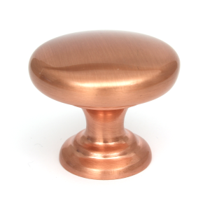 Monmouth Brushed Copper Cabinet Knob - 32mm