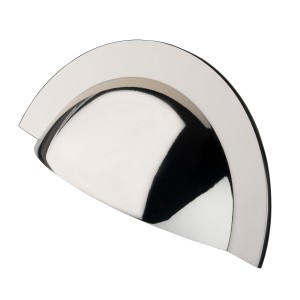 Monmouth Polished Nickel Cup Handle | 64mm Centres