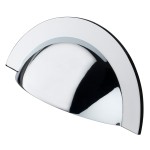 Monmouth Polished Chrome Cup Handle | 64mm Centres