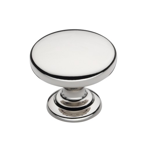 Monmouth Polished Nickel Cabinet Knob - 38mm