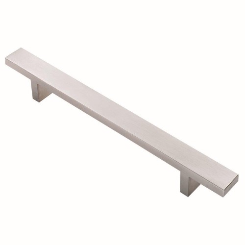 Stainless Steel Rectangular Section T-Bar Handle - 224mm Centres