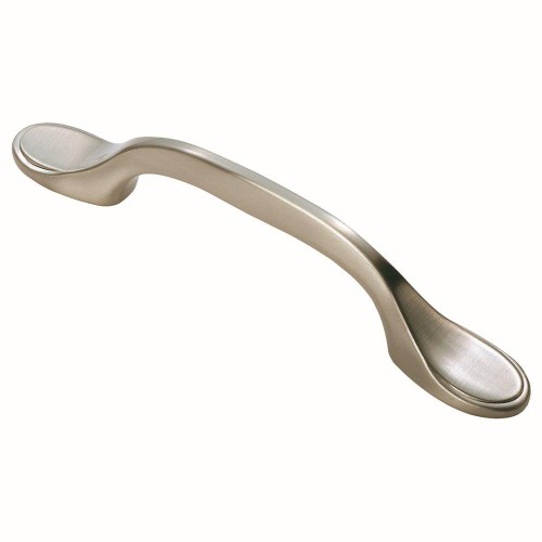 Satin Nickel Shaker Style Cabinet Handle - 76mm Centres