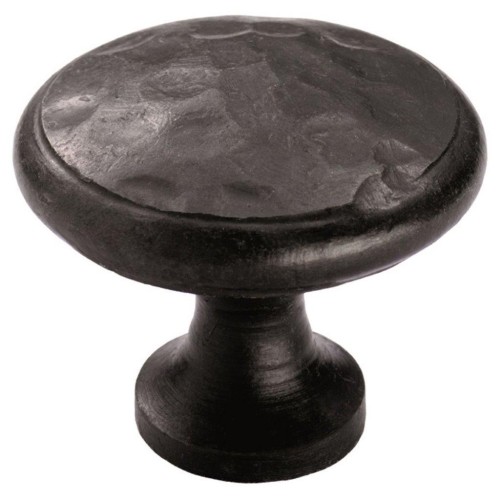 Beeswax Hand Forged Beaten Cupboard Knob - 21mm