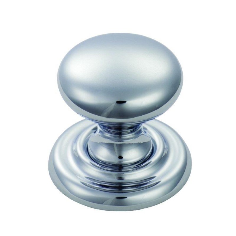 Polished Chrome Victorian Cabinet Knobs 25mm