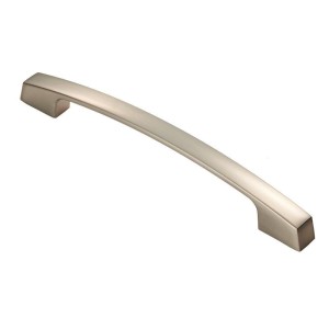 Satin Nickel Bow Cabinet Handle - 160mm Centres