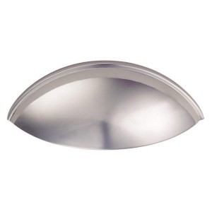 Polished Chrome Contemporary Cup Handle | 64mm Centres 