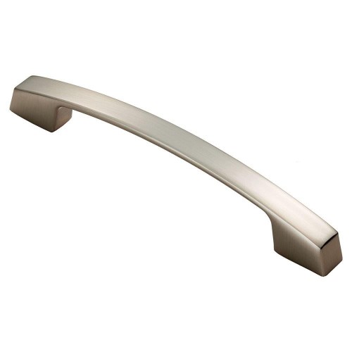 Satin Nickel Bow Cabinet Handle - 128mm Centres