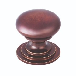 Dark Bronze Victorian Cupboard Knob | 38mm
